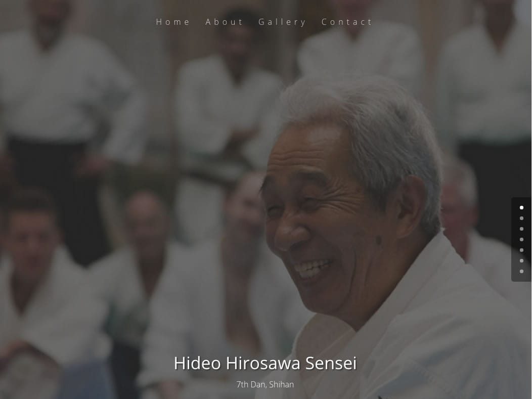Hirosawa Sensei website screenshot